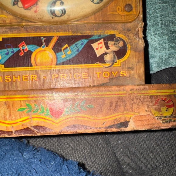 Rare Vintage 1964 Fisher-Price "Tick Tock" Teaching Clock A must-have - Picture 5 of 10